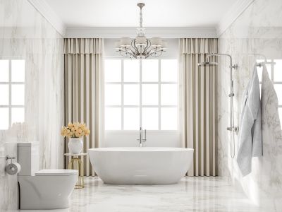 Luxury Bathtub Setup